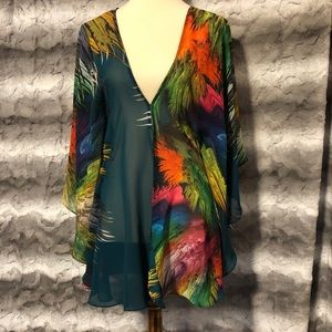 Silk Caftan Coverup